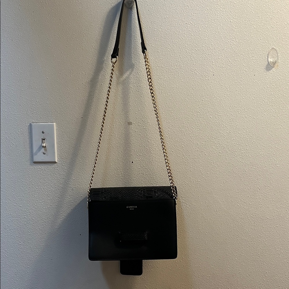 Elegant Black Crossbody Bag by Charles & Keith